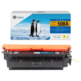 Toner G&G kompatibilní s HP CF362A, NT-PH362Y, HP 508A, yellow, 5000str.