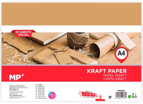 PapírA4 kraftový 20l 300gr PN308