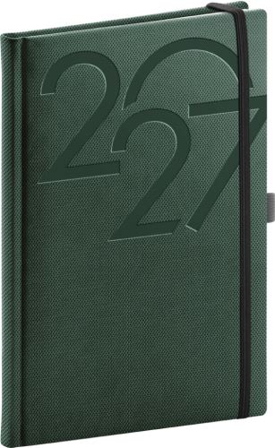 Diář týdenní - Ajax 2027 - zelený - 15 x 21 cm   PGD-TA5AJ-7720