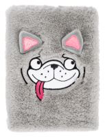Notes BAAGL Doggie - plyšový, linkovaný, 13 x 21cm          A-8158