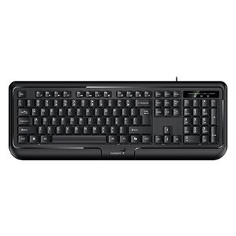 Klávesnice Genius KB-118 II COPILOT drátová (USB) CZ/SK, černá