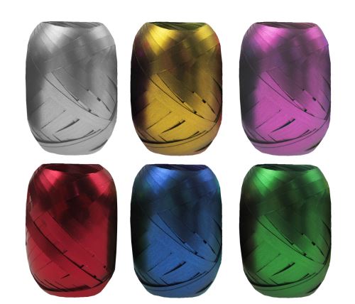 Stuha vázací 20m metal matná  mix
