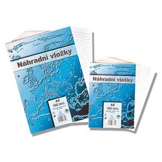 Vložka A6 záznamník - linka, 100listů