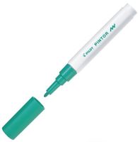 Popisovač PILOT Pintor - akrylový, zelená, EF (extra tenký hrot) 0,7mm 4077-004
