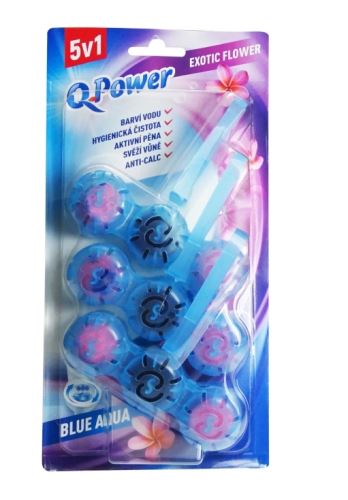 Osvěžovač WC Q Power  Exotic Flower  3x 50g