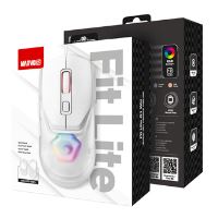 Myš drátová Marvo FIT LITE G1 - bílá, 12000DPI (4)