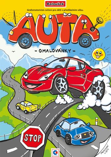 Omalovánka A4 - Grafomotorická - Auta BO770