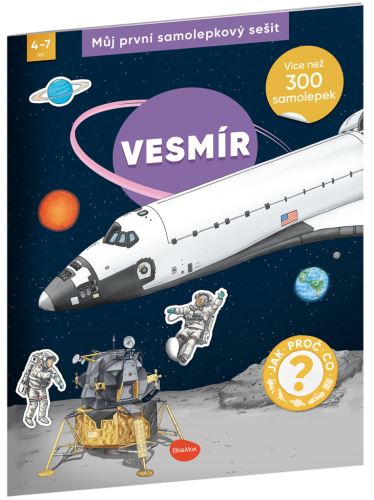 Kniha Můj první samolepkový sešit – VESMÍR            K-RA-0401