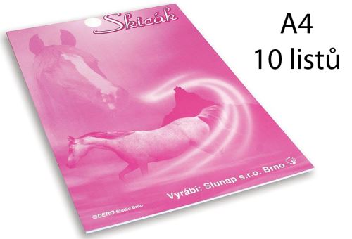 Kreslík-SKICÁK A4/10 listů
