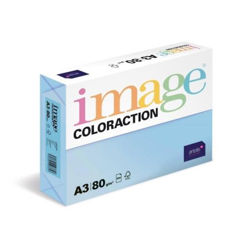 Papír COLORACTION A3/80g/500 Ledově modrá - OBL70 Iceberg