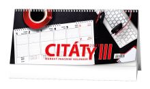 Kalendář stolní - Pracovní kalendář CITÁTY III   BSB3-27