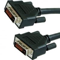 Video kabel DVI (24+1) samec, DVI (24+1) samec, Dual link, 2m, stíněný, černý (3)