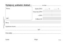 Výdajový pokladní doklad A6 propisující PT040 (1)