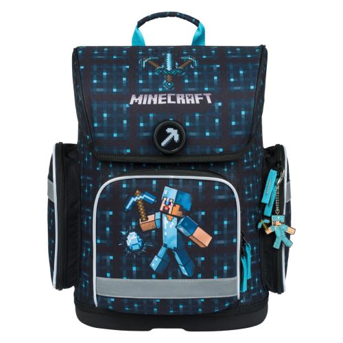 Školní aktovka Ergo Minecraft Blue Axe       	A-34325