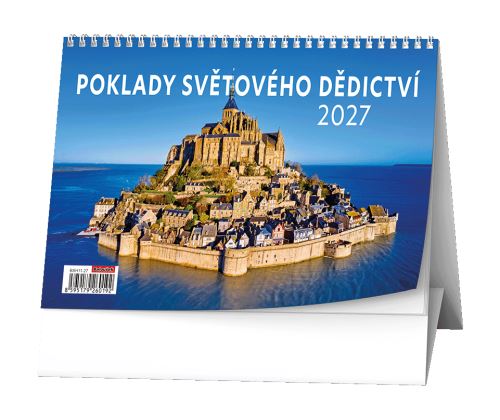 Kalendář stolní - Poklady světového dědictví   BSH11-27