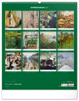 Kalendář nástěnný - Impresionismus 2027 - 48 x 56 cm   PGN-36363-L (13)