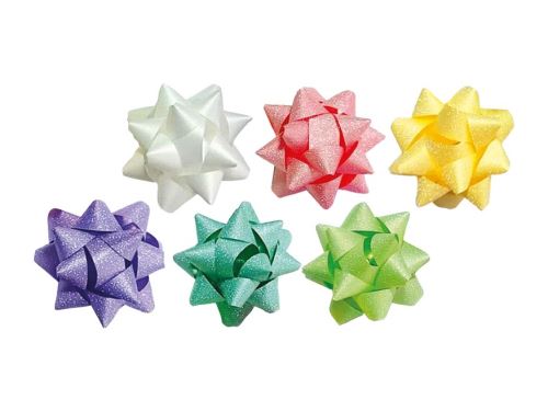 Rozeta glitr soft průměr 10 cm