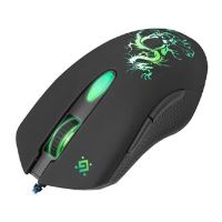 Myš drátová Defender Sky Dragon GM-090L - černá, 3200DPI