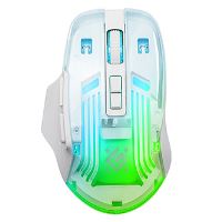 Myš bezdrátová Defender ASTRO ELITE GM-056 - transparentní, 3200DPI