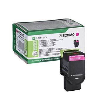 Toner Lexmark originální 71B20M0, magenta, 2300str.