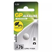 Baterie alkalická, LR44, GP, blistr, 1-pack,