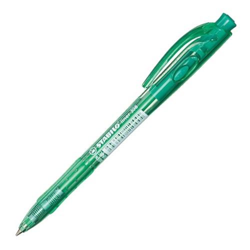 Pero kuličkové STABILO Liner 308 - zelená