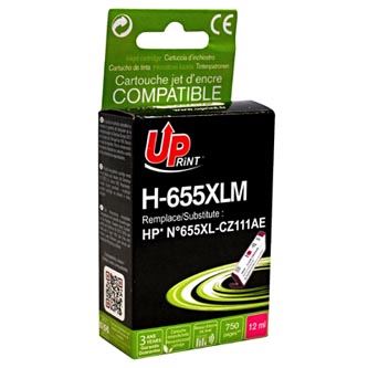 Ink UPrint kompatibilní, s CZ111AE, HP 655, H-655XLM, magenta, 750str., 12ml