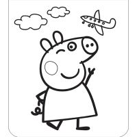Omalovánky se samolepkami Prasátko Peppa   3340-8 (1)