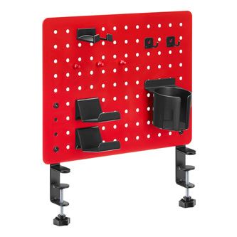 Herní organizérPowerton ERGO PEGBOARD -  upínací na stůl, červený