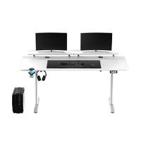 Pracovní stůl ULTRADESK HIGHLANDER XXL WHITE s elektricky nastavitelnou výškou s držákem s (6)