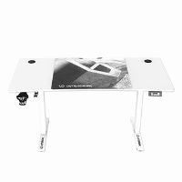 Herní stůl ULTRADESK LEVEL V2 WHITE, 140x68cm, 72-117cm, elektricky nastavitelná výška (29)