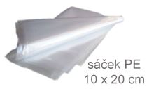 Sáček PE 10x20/30my