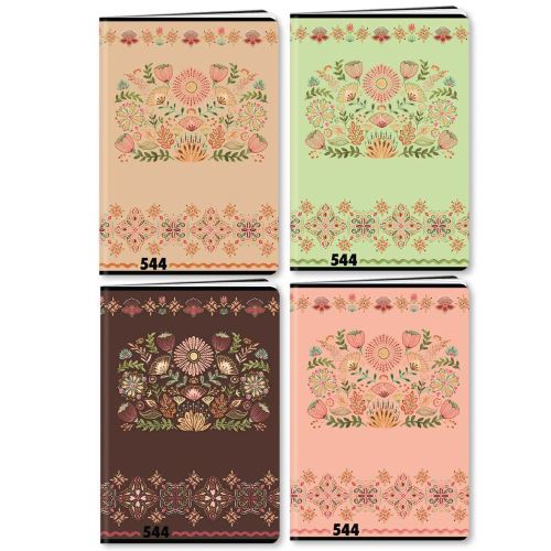 Sešit A5 - 544 - 40listů -  Floral Scape   1508-0389