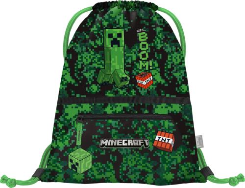 Sáček na obuv BAAGL - Minecraft Boom - s kapsou   A-35983