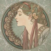 Kalendář poznámkový - Alfons Mucha 2027 - 30 x 30 cm   PGP-36322-V (9)