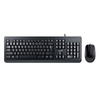 Sada Genius KM-160 COPILOT klávesnice drátová (USB) CZ/SK, černá s optickou myší, klasická (1)