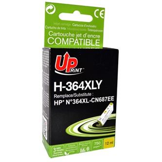Ink UPrint kompatibilní, s CB325EE, CN687EE, HP 364XL, H-364XLY, yellow, 12ml, s čipem