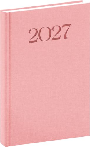 Diář denní - Biella 2027 - růžový - 15 x 21 cm   PGD-DA5BI-7032