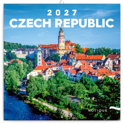 Kalendář poznámkový - Česká republika  2027 - 20 x 20 cm   PGP-36985