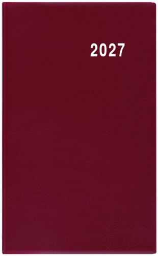 Diář týdenní - Gustav - PVC - bordó   BTG1-3-27