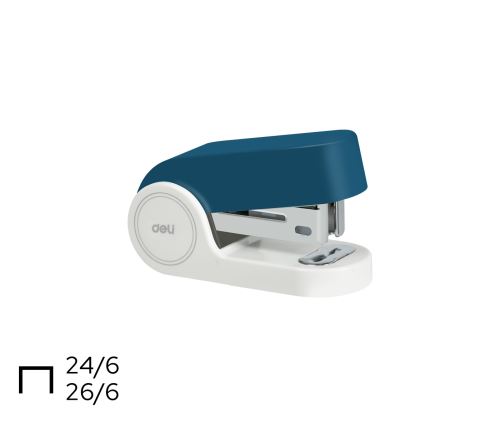 Sešívačka mini LINFINI DELI - modrá   EK203