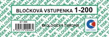 Bločkové vstupenky 1-200 čísel  ET305 (5)