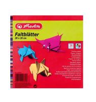 Papíry barevné HERLITZ - 20x20cm/ 100listů/ 10barev               00247619