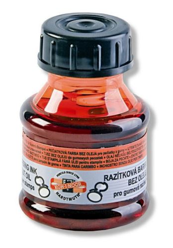 Razítková barva KOH-I-NOOR 50g, červená, 142502
