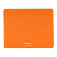 Podložka pod myš, Polypropylen, oranžová, 24x19cm, 0.4mm, Logo, antimikrobiální (1)