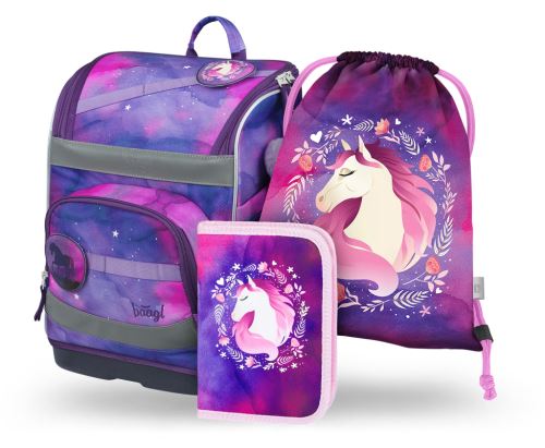 Školní set Zippy plus Kůň - aktovka, penál, sáček   A-34951