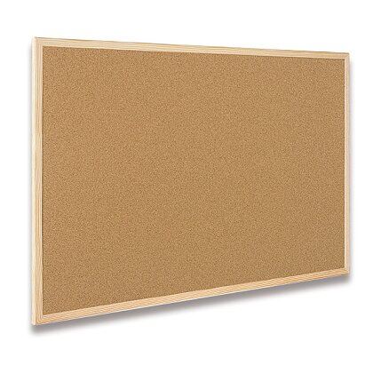 Tabule KORKOVÁ  Bi-Office 100 x 60 cm                   ve dřevěném rámu 0168/1710010