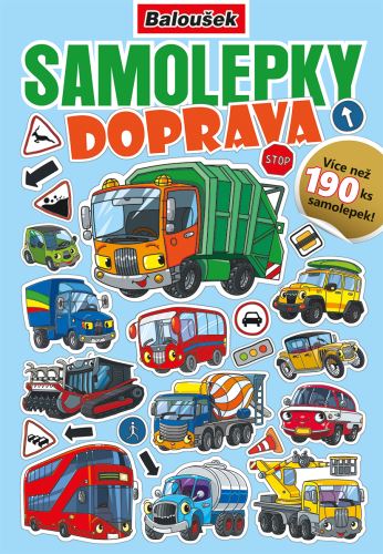 Samolepkový sešit - Doprava     BOSS008
