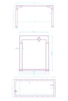 Rám stolu Ultradesk UPLIFT FRAME - elektricky nastavitelná výška, 90 kg nosnost, bílý (11)