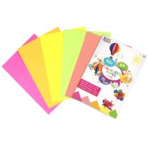 Barevné papíry A4- neonové, 40 listů, 75g/m2, CR0009